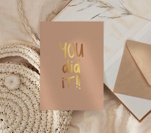 Map | With gold foil You did it !!