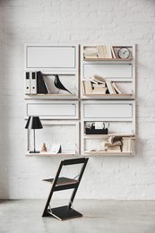 Fläpps Wall Desk/Secretary 80x50-1 - White