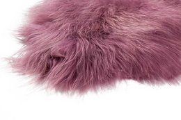 SHEEPSKIN ICELANDIC DARK PINK 90-110cm
