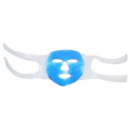 Maschera in gel termoterapico - Rilassamento terapeutico a caldo o freddo, impacco tascabile contro l'emicrania, effetto rilassante, favorisce la circolazione sanguigna