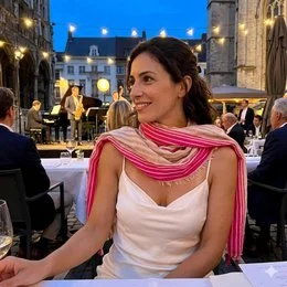 Pink and beige cotton scarf, striped pattern, lightweight wrap, versatile accessory, 100x180cm rectangular.