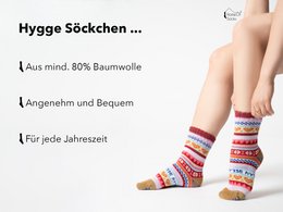 Chaussettes Hygge pour femme - lot de 3