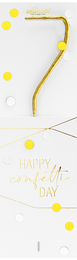 Confetti gold Sortiment 144 Wondercandle® classic