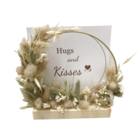 Flowerhoop rond 12cm seashell