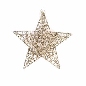 Santa Lila Star Decoration 30 cm LED