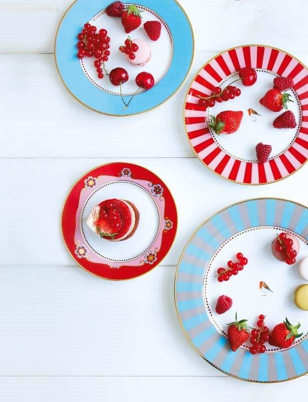 Plate Love Birds Red 17cm