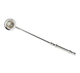 EDZARD candle extinguisher Flame killer Swing, noble silver-plated, tarnish-protected, length 26 cm
