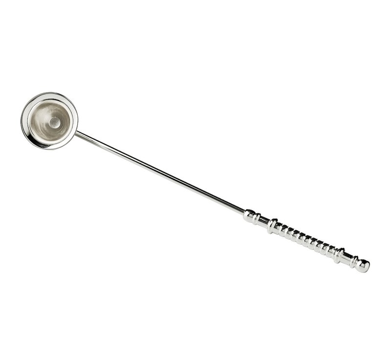 EDZARD candle extinguisher Flame killer Swing, noble silver-plated, tarnish-protected, length 26 cm