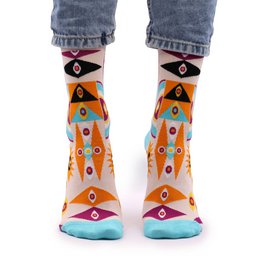 Hop Haas Bamboe Sokken (41-46) -Psychedelisch Boze Oog