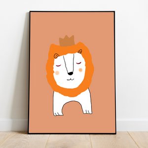 Lion poster baby room