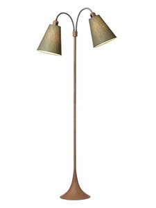 VLOERLAMP VOETGANGER HOUT LOOK 300275 + 2 X 172246