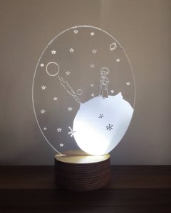 The Little Prince Led Night Light | Wood