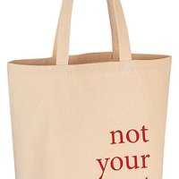 Baumwolltasche not your ernst