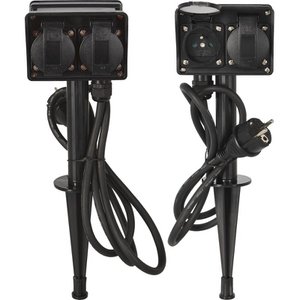 Garden plug box outdoor 2+2