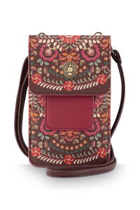 Peggy Phone Bag Il Ricamo Dark Red 11x1x18cm