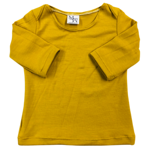 Romper shirt ocher yellow | BAMBOO