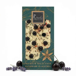 Chocolat blanc premium - groseille, lavande