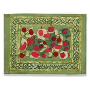 Grüne Obsttisch -Set