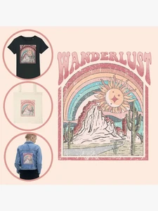 Kleding transfer Wanderlust