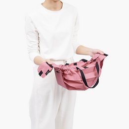 Shupatto borsa shopping pieghevole compatta taglia L - Pesca (Momo)