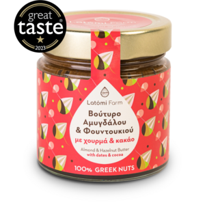 Almond & Hazelnut butter with dates and cacao, 210gr