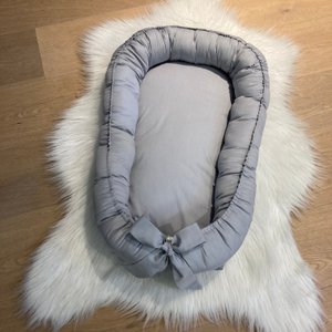 Baby Nest Classic Love Grey