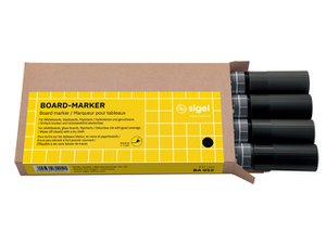 Whiteboardstift Sigel 4x zwart
