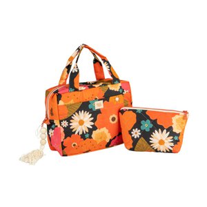 Makeup bag set "Picnic with Flowers"
