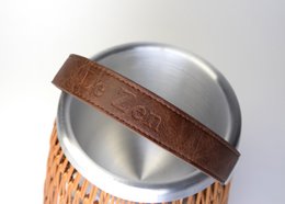Le Zen Enzy Brown - vinkøler med højttaler og LED-lys