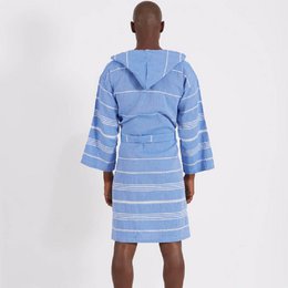 Trendy unisex Hammam badekåbe i bomuld