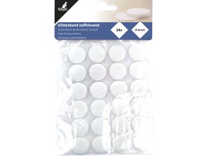 Velcro tape Kangaro self-adhesive round 20mm, 24 pieces