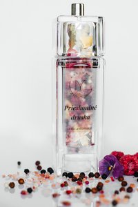 Gourmet Aromatic salt blend - Himalayan salt with pansy petals