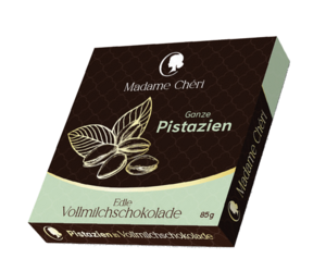 Pistachio whole milk chocolate 85g