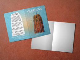 Oldehove, Leeuwarden Full Color - Postcard featuring the iconic Oldehove tower in Leeuwarden, Netherlands. Available in multiple languages and with or without envelope and sleeve options.