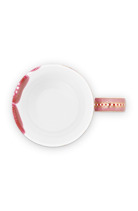Pink Floral Fantasy Alphabet Tasse - M - 350ml