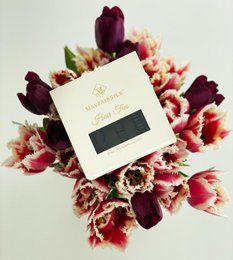 Charcoal Slim Hair Ties Set