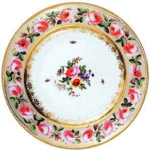 Bord metaal Pink roses