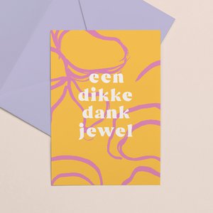 Greeting card color | Thank you - temporarily sold out