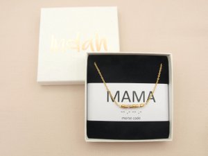 Morse code ketting, mama