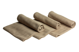 Bio Musselin Windel 75x75cm braun