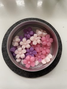 NU beschikbaar Kersenbloesem geurende natuurlijke koolzaadwas smelt (pak van 6)