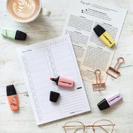 A5 daily planner with mandala design, featuring a writing pad for daily planning and organization.