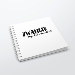 Invulboek SilliBeads - Mijn Echo invulboek - Hardcover Wire-o (ZWART-WIT)