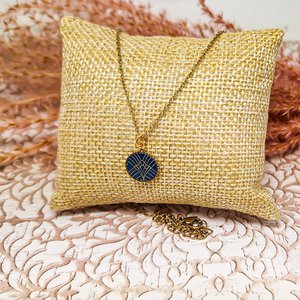 Art Deco Pattern Collar Resin roestvrijstalen roestvrijstalen sieraden Moederdag cadeau Mama -cadeau