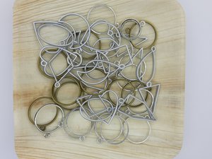 %234 Mix 107 Gramm Cabochon-Rahmen