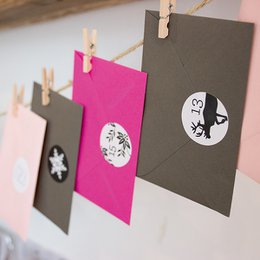 Adventskalender pink/grafit