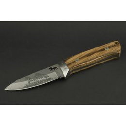 Ed Mahony Island Horse hunting knife by Detlef Ritter