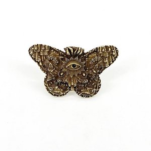 Gold sacred butterfly brocker