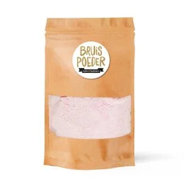 Sensory effervescent powder in pink color, 200 grams, for use in sensory toys.