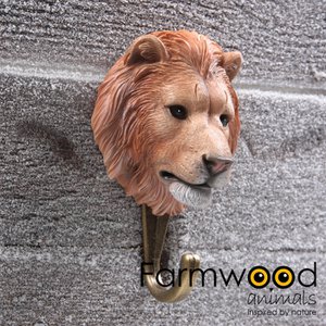 KAPSTOK HAAK HOOK'D! LEEUW 5X7.5X12 CM